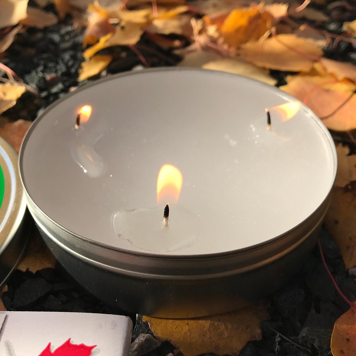 Coghlan's Survival Candle with 3 Wicks, Burns 36 Hours, Includes Camping Matches - Forza Sports