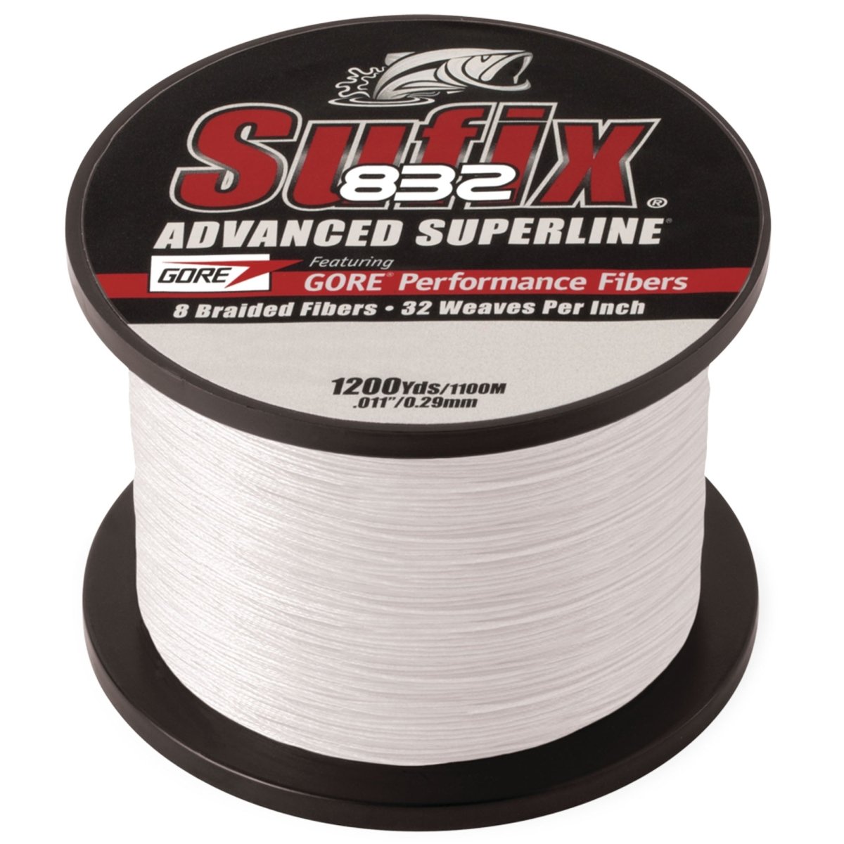 Sufix 832 Advanced Superline Braid Fishing Line, 1200 Yd Spool - Forza Sports
