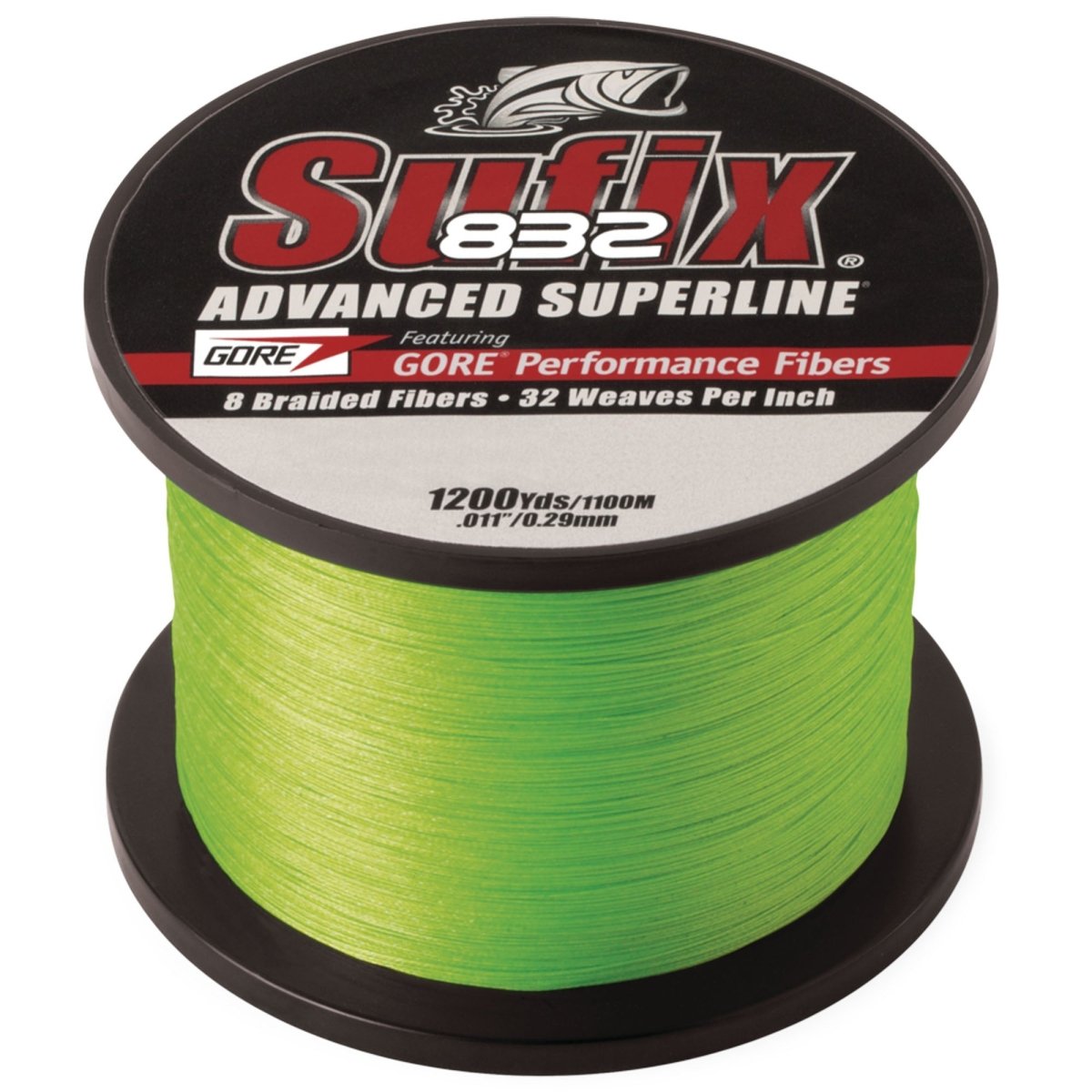 Sufix 832 Advanced Superline Braid Fishing Line, 1200 Yd Spool - Forza Sports