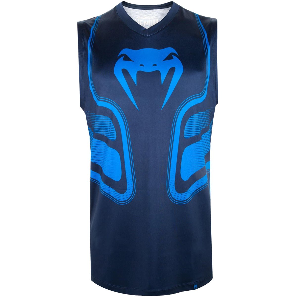 Venum Tempest 2.0 Dry Tech X - Fit Crewneck Tank Top - Blue/Navy Blue - Forza Sports