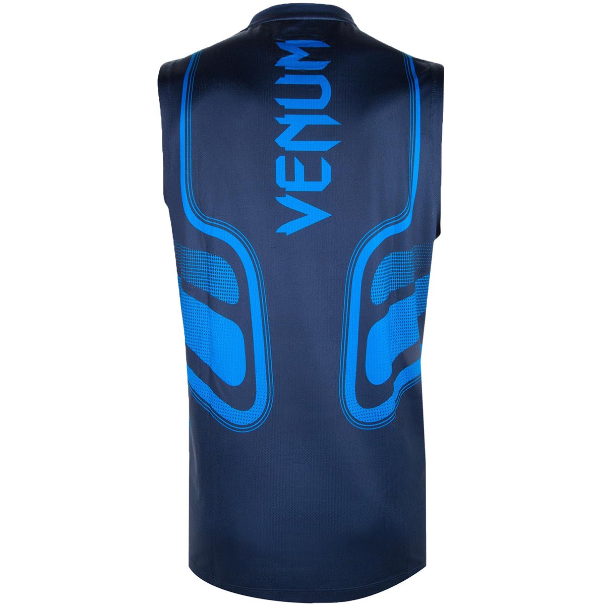 Venum Tempest 2.0 Dry Tech X - Fit Crewneck Tank Top - Blue/Navy Blue - Forza Sports