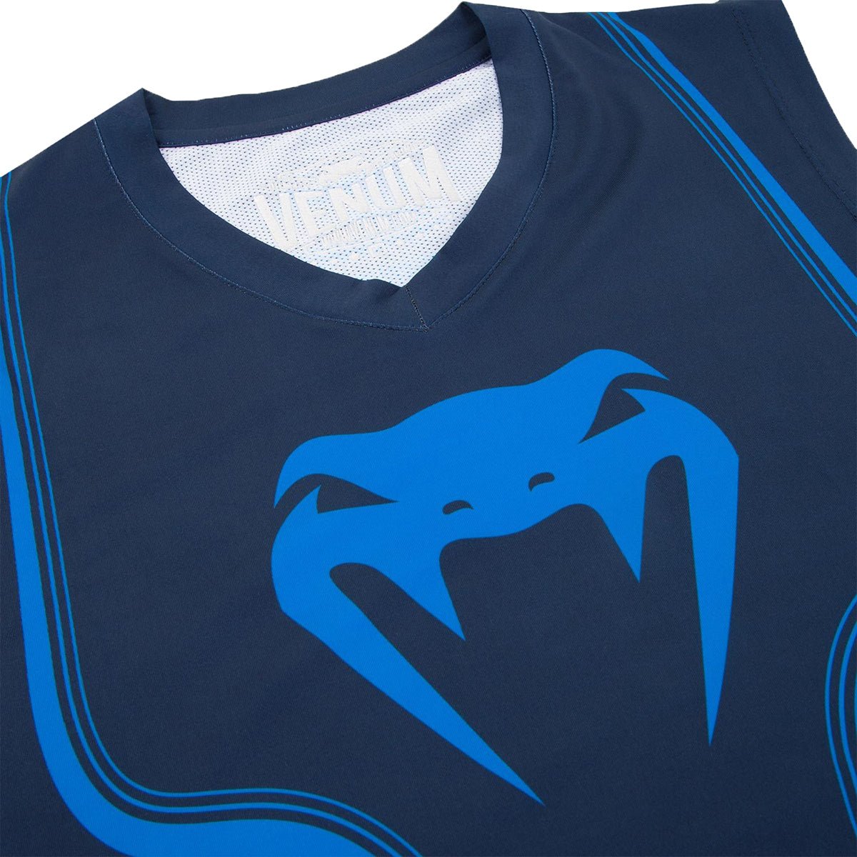 Venum Tempest 2.0 Dry Tech X - Fit Crewneck Tank Top - Blue/Navy Blue - Forza Sports