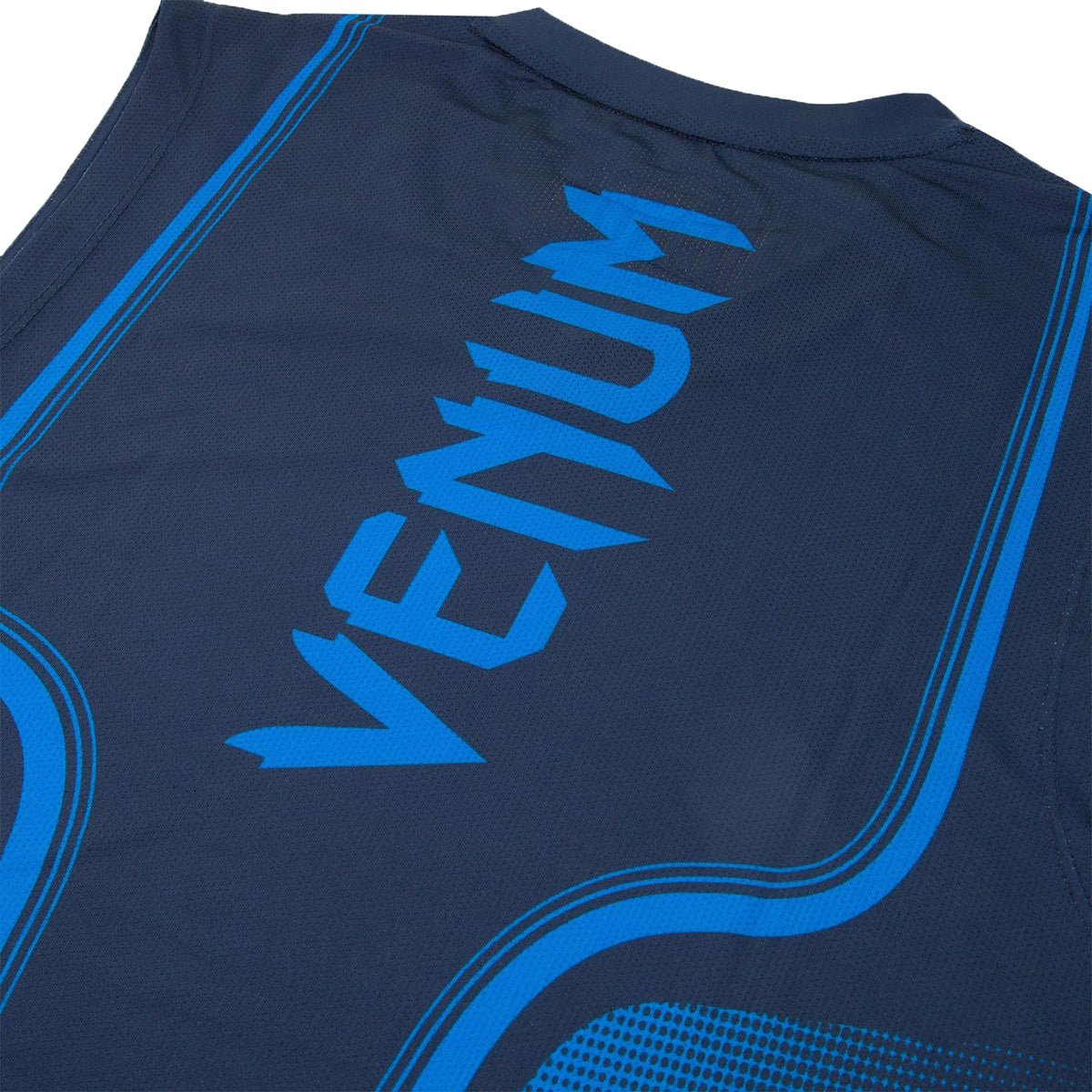 Venum Tempest 2.0 Dry Tech X - Fit Crewneck Tank Top - Blue/Navy Blue - Forza Sports