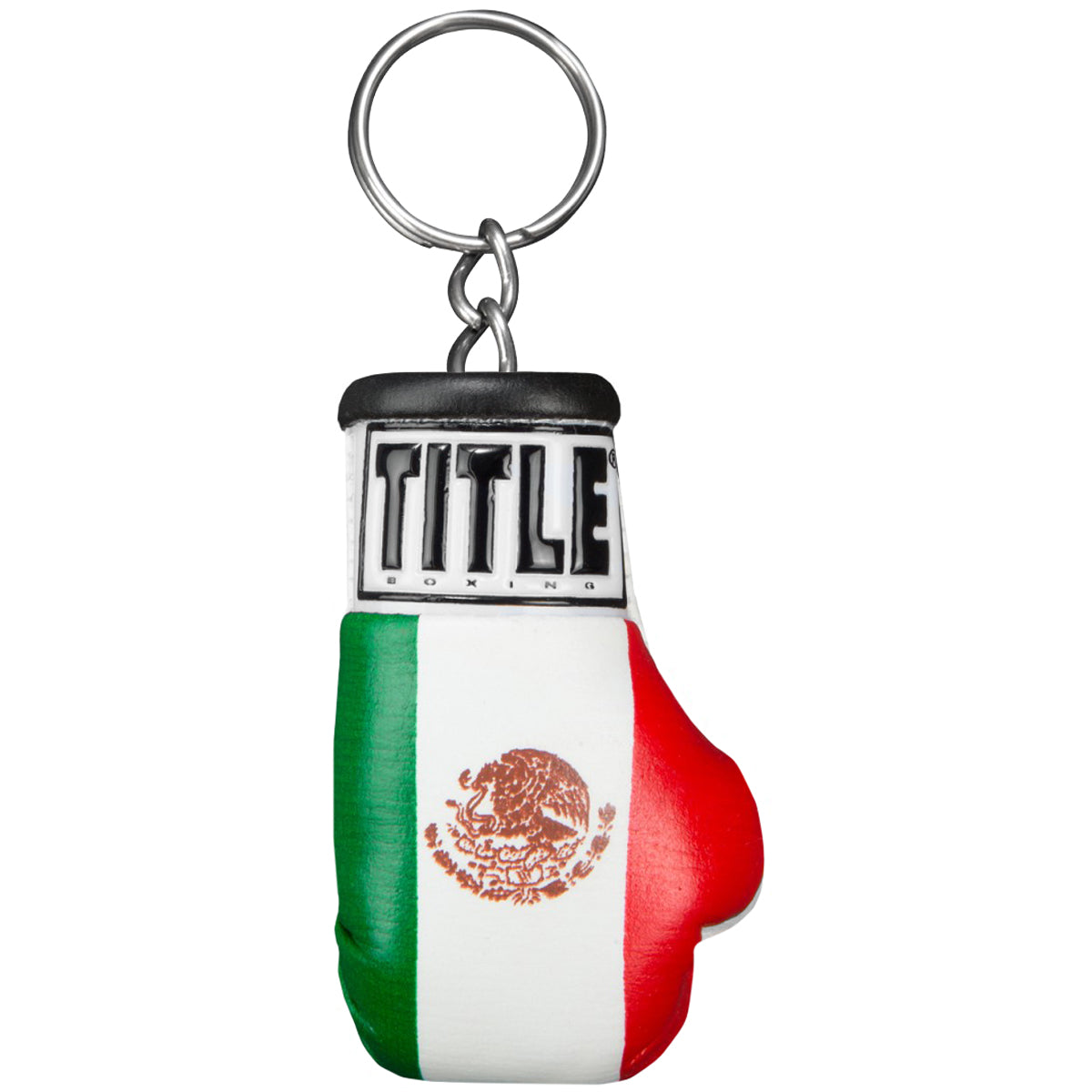 Title Boxing Authentic Detailed Mini Lace Up Glove Key Ring - Mexican Flag