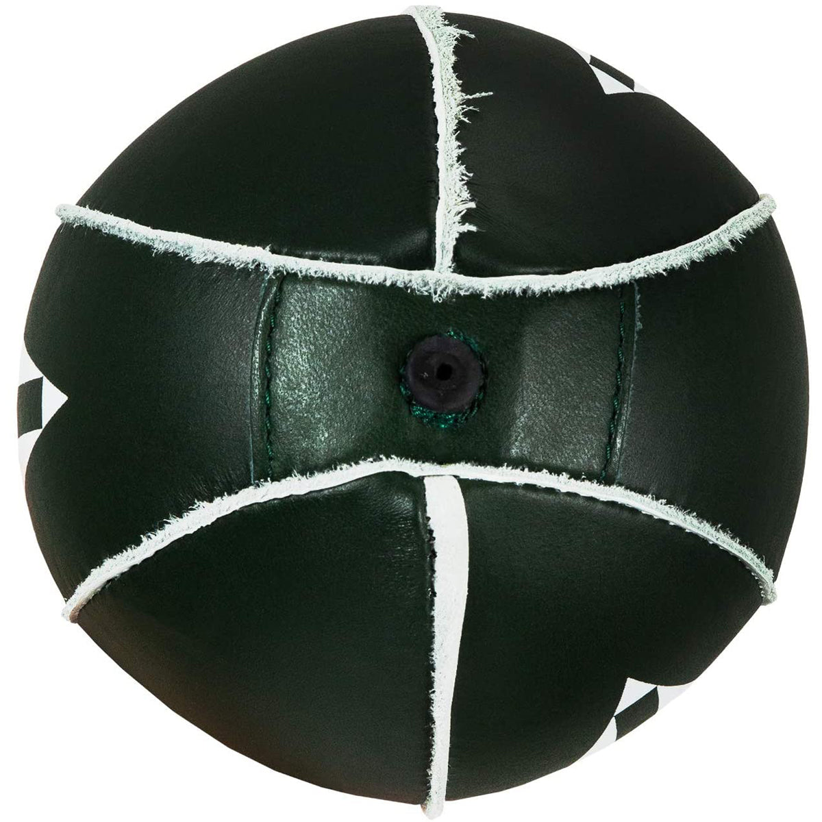 Black and green ball - Title Boxing Leather Speed Bag