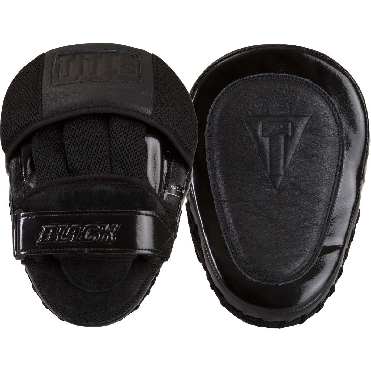 Title Boxing Black Blast Punch Mitts - Black - Forza Sports