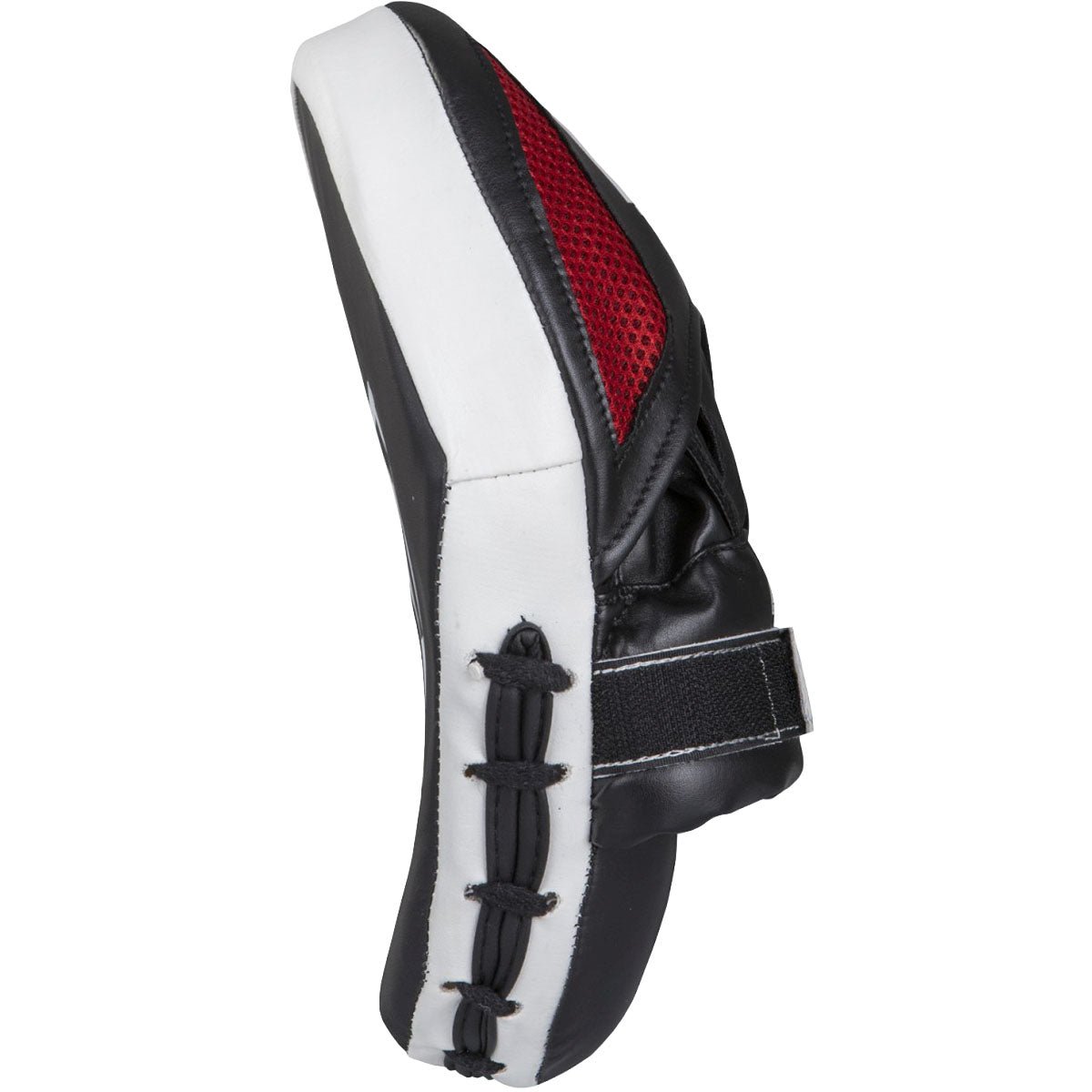 Title Boxing Excel Incredi - Mitts Aerovent Leather Punch Mitts - White/Black - Forza Sports