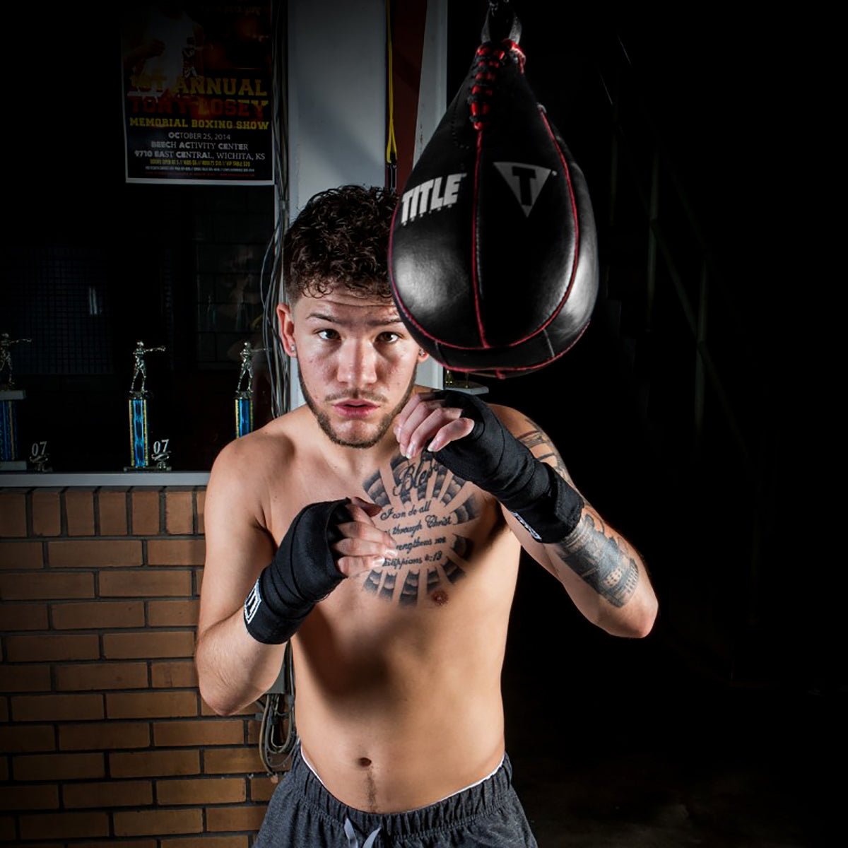 Title Boxing Professional Weighted Swing Training Slip Ball - Black - Forza Sports