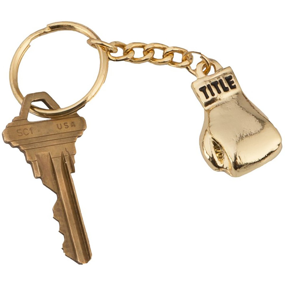 Title Boxing Heavy - Duty Metal Fashion Boxing Glove Keychain - Forza Sports