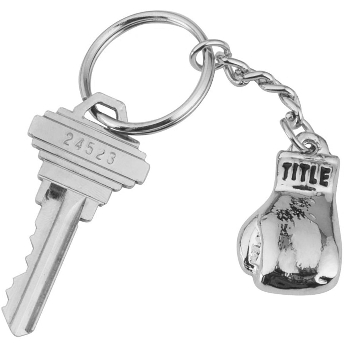 Title Boxing Heavy - Duty Metal Fashion Boxing Glove Keychain - Forza Sports
