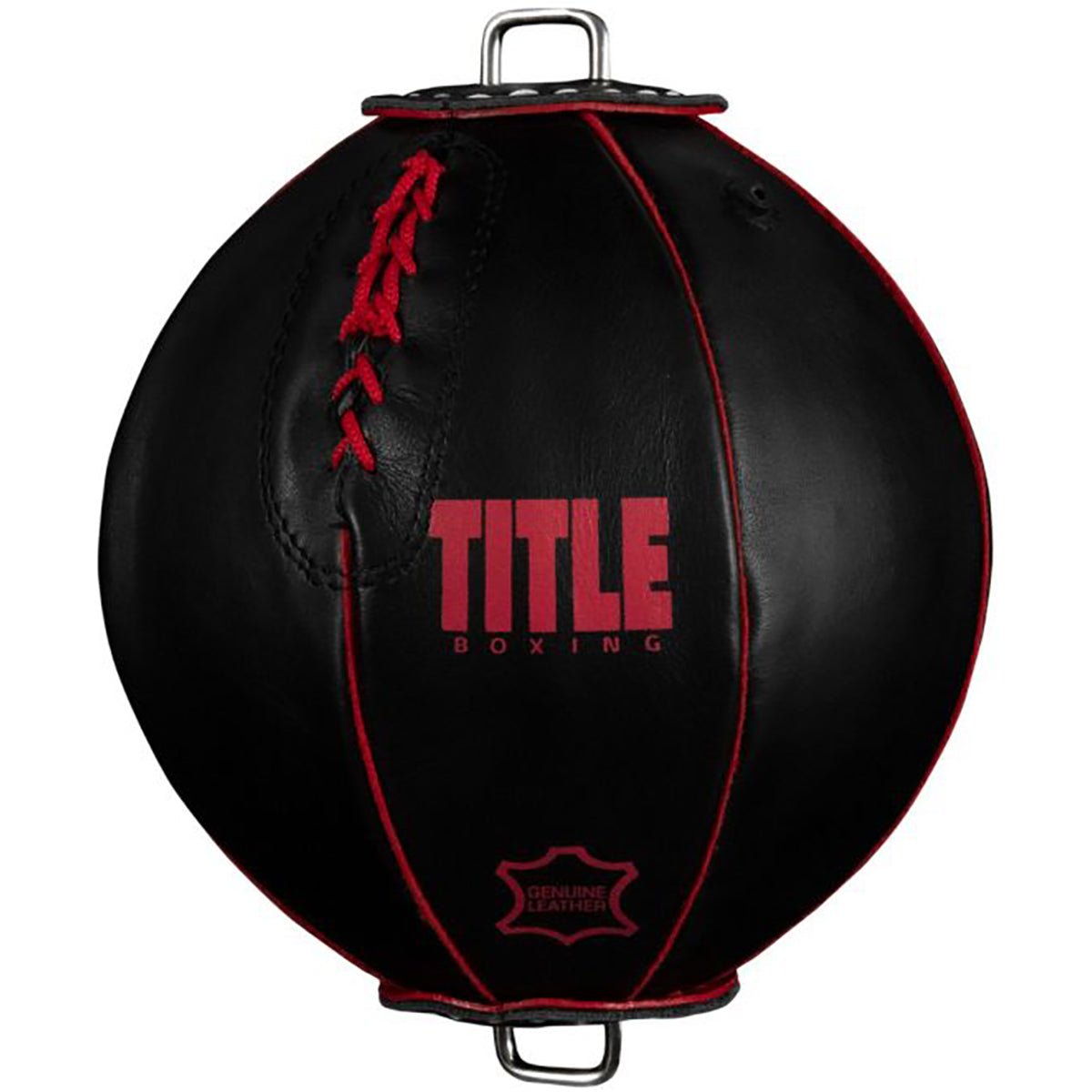 Title Boxing Retro Style Leather Double End Bag with Cables - Forza Sports