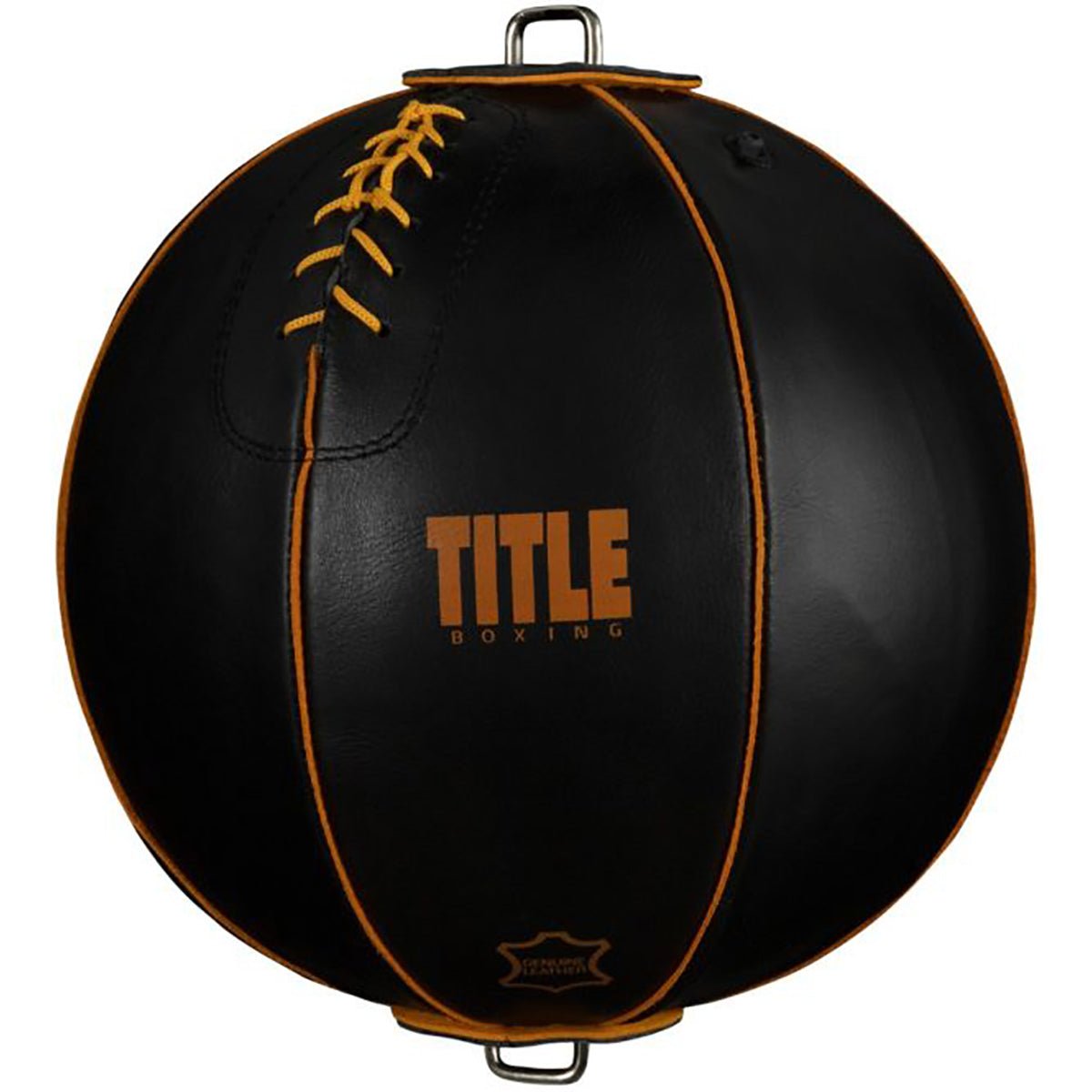 Title Boxing Retro Style Leather Double End Bag with Cables - Forza Sports