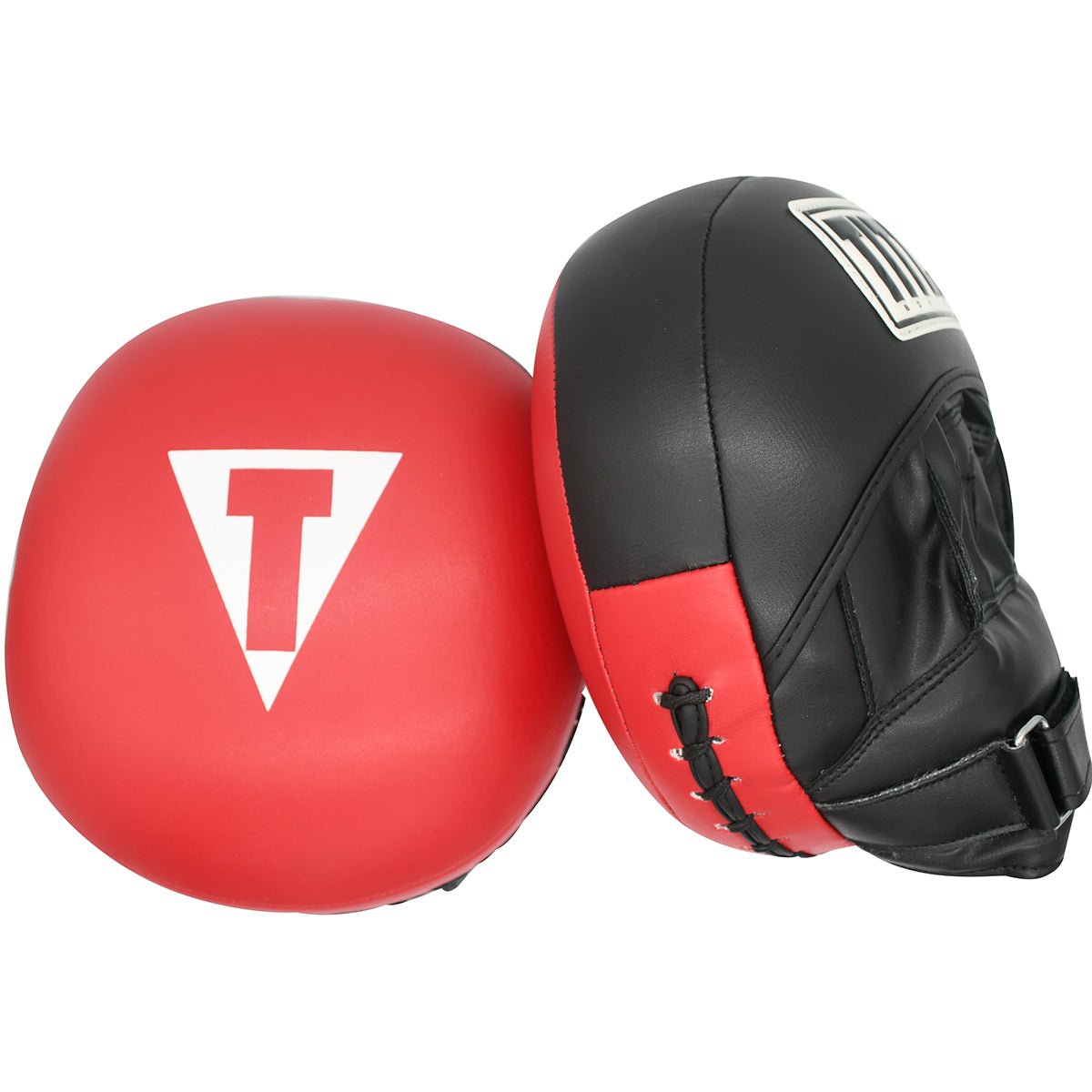 Title Boxing Double - Stuffed Jumbo Training Punch Mitts - Black/Red - Forza Sports