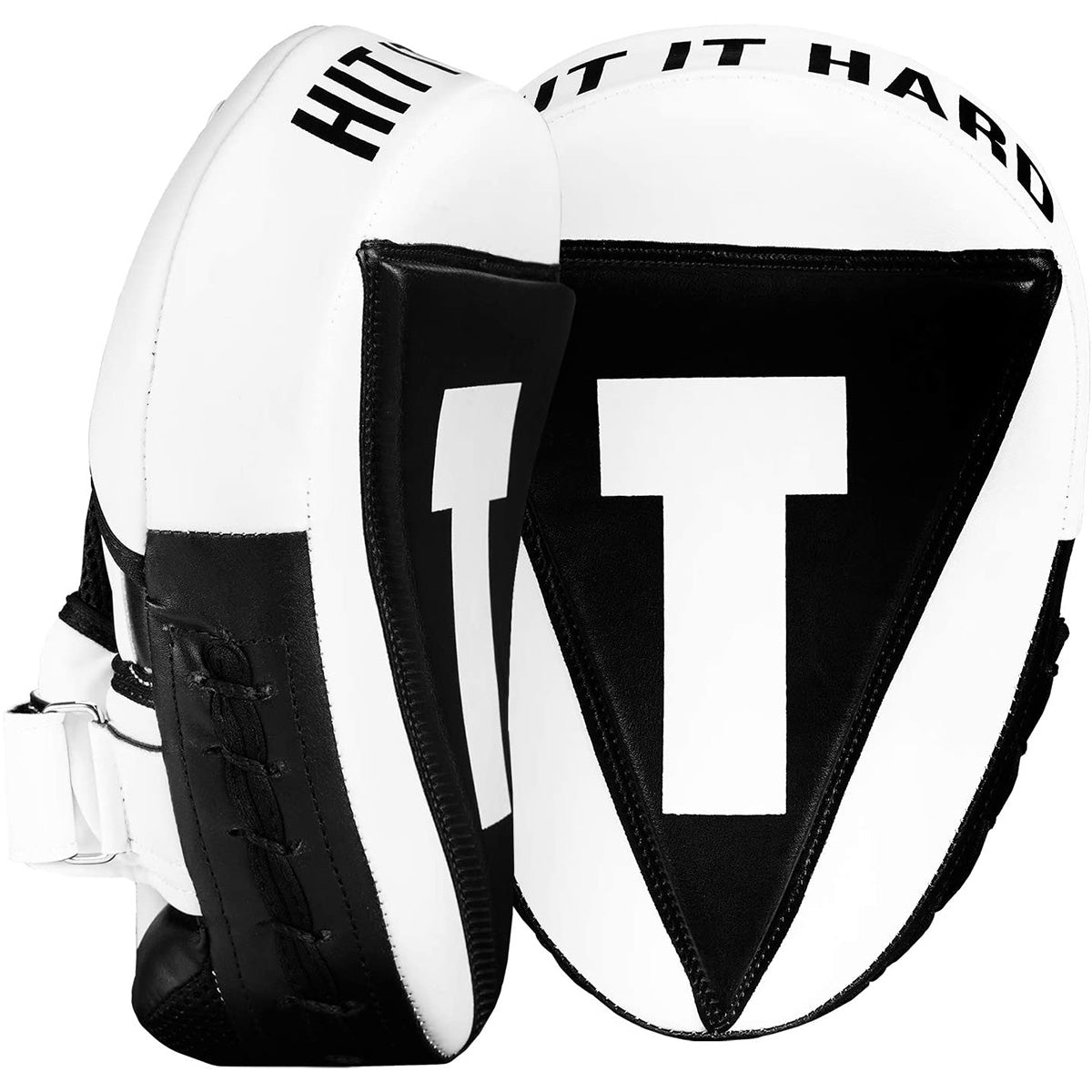 Title Boxing Attack Big - T Training Punch Mitts 2.0 - White/Black - Forza Sports