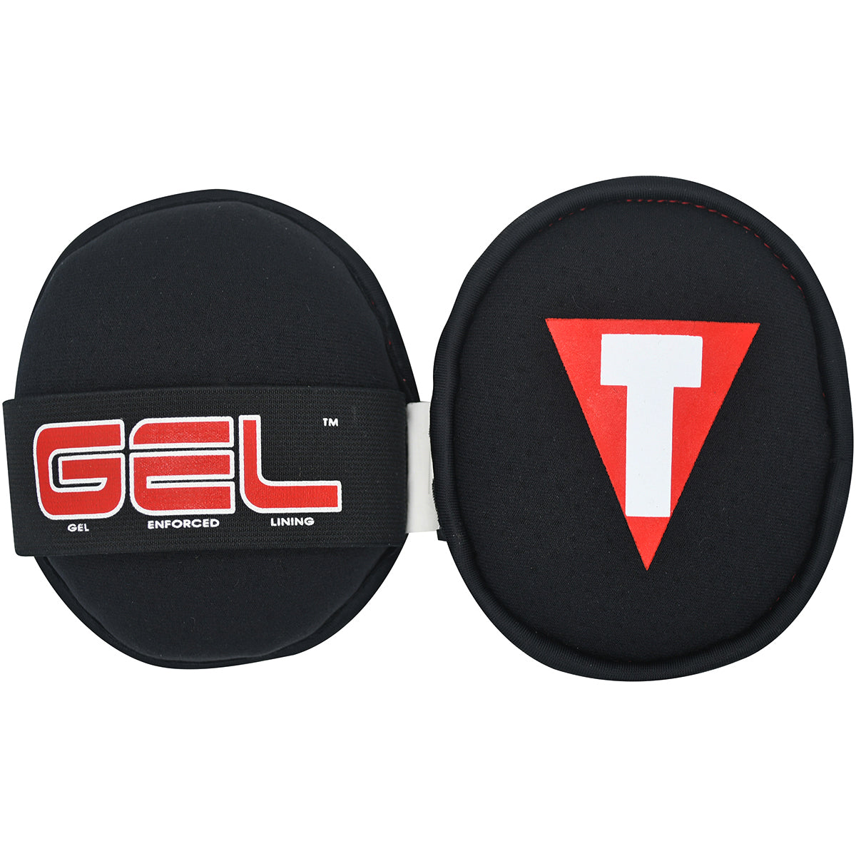 Title Boxing Gel Palm Training Pads - Black/Red Title Boxing