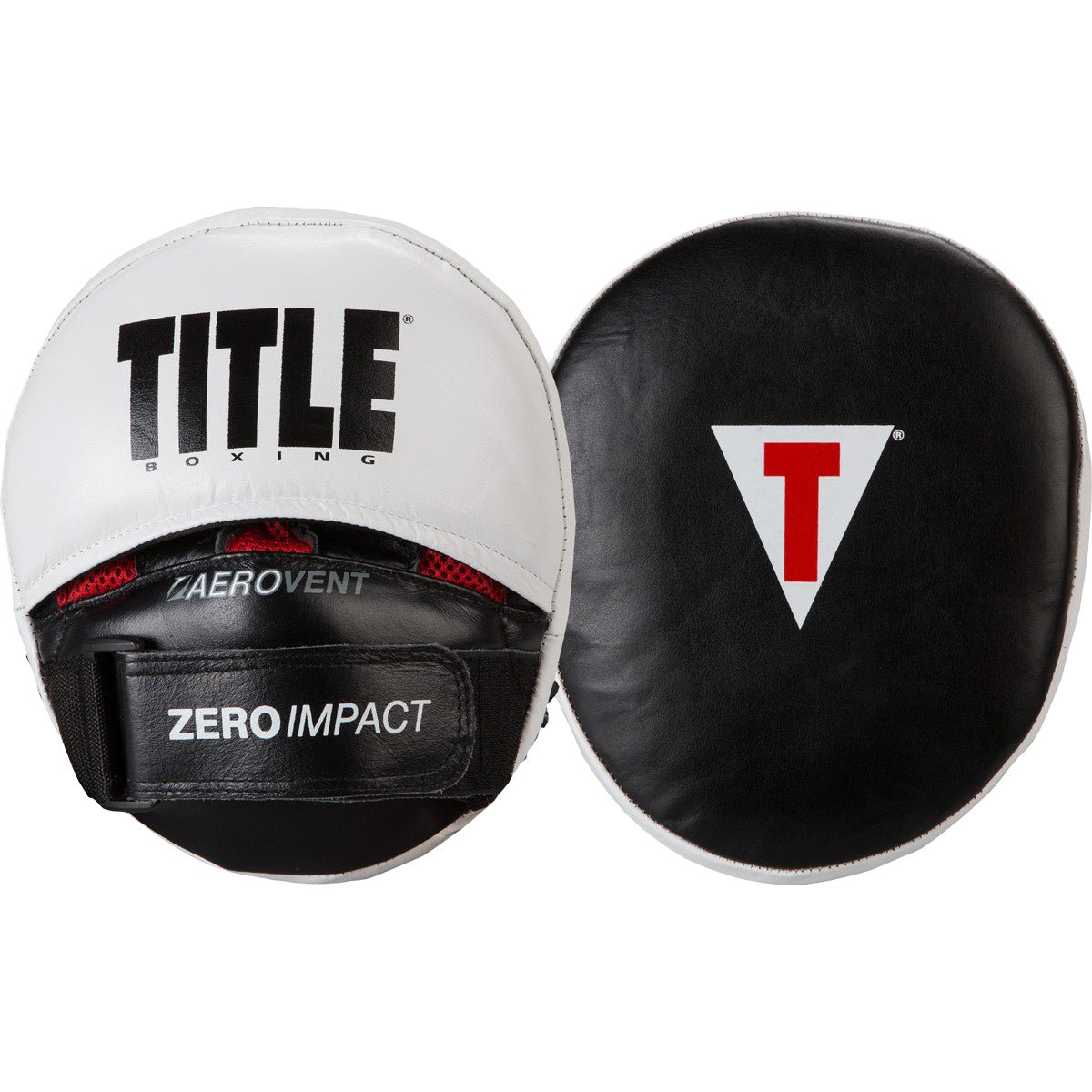Title Boxing Zero Impact "Rare Air" Punch Mitts - Black/White - Forza Sports