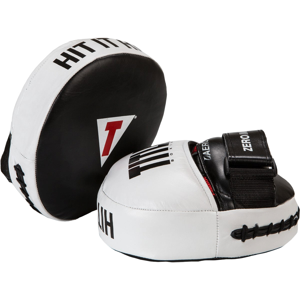 Title Boxing Zero Impact "Rare Air" Punch Mitts - Black/White Title Boxing