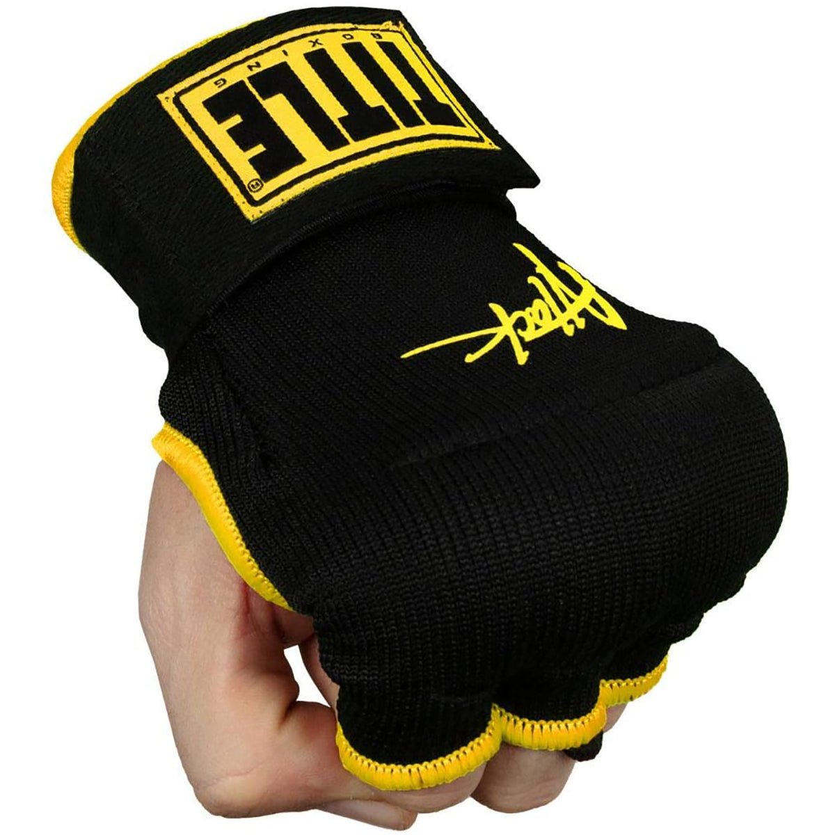 Title Boxing Attack Nitro Boxing Speedwraps 2.0 - Black/Yellow - Forza Sports