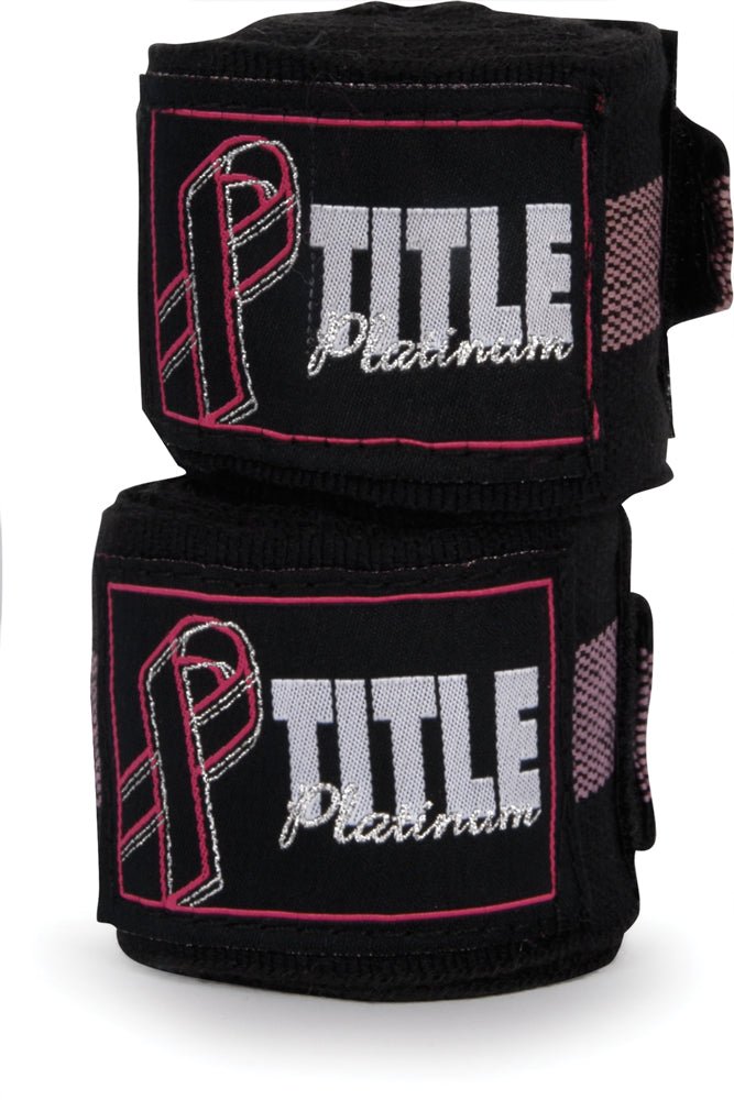 Title Platinum Breast Cancer Boxing Hand Wraps - Forza Sports