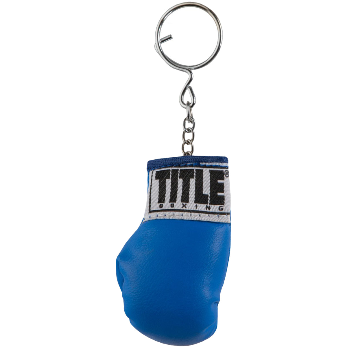 blue Title Boxing Authentic Detailed Mini Lace Up Glove Key Ring - forza sports