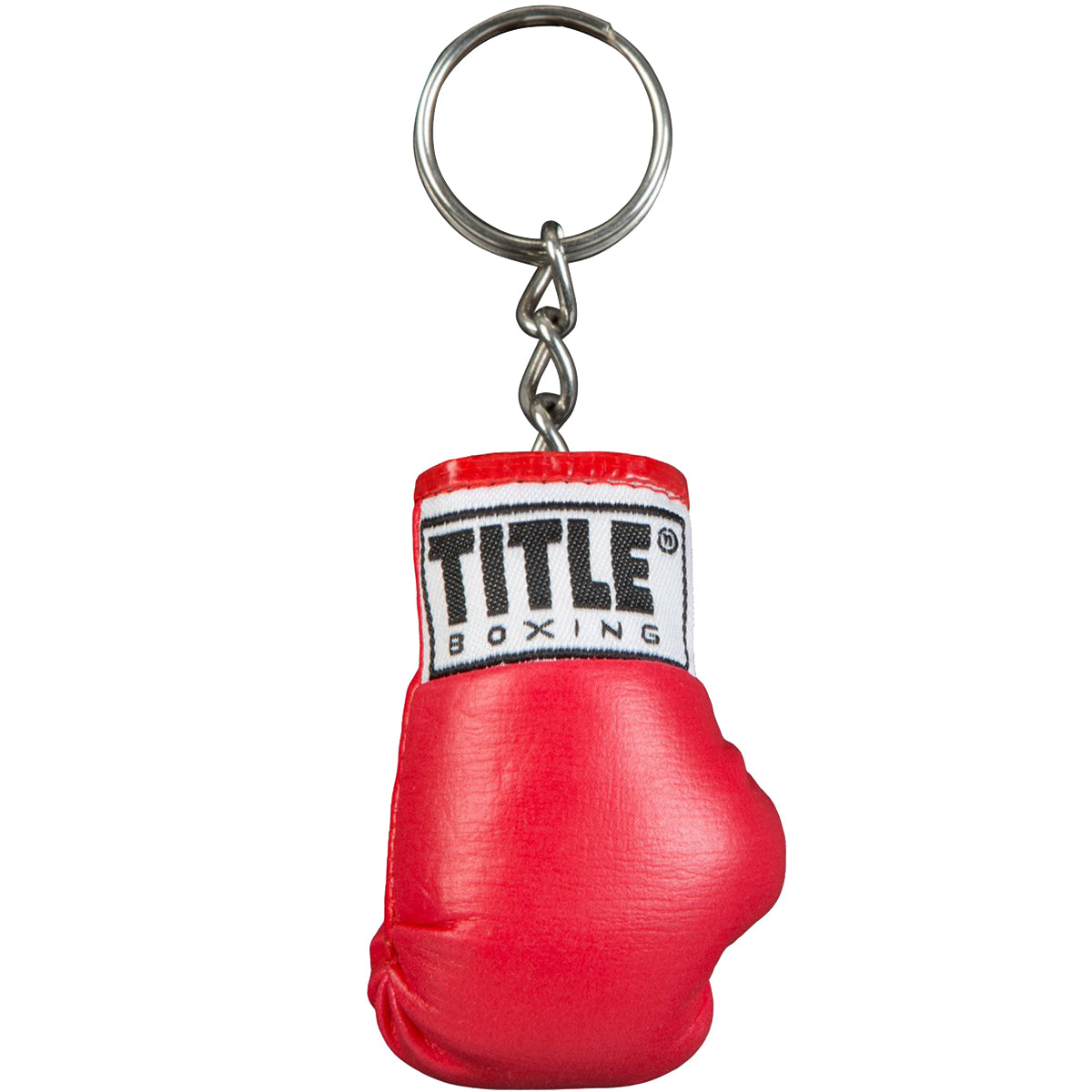 Title Boxing Authentic Detailed Mini Lace Up Glove Key Ring red - Forza Sports