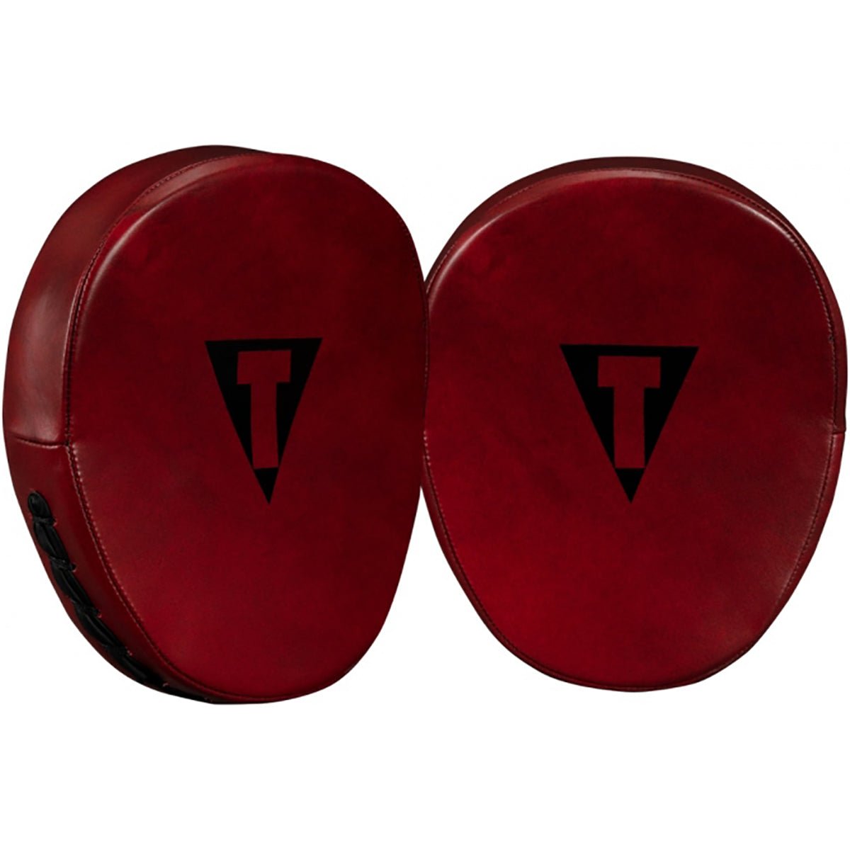 Title Boxing Blood Red Leather Punch Mitts - Forza Sports