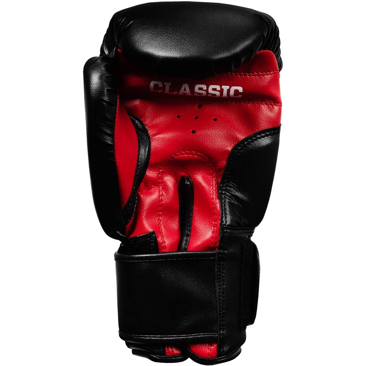 Title Boxing Classic Hook and Loop Vinyl Training Boxing Gloves - Black/Red - Forza Sports