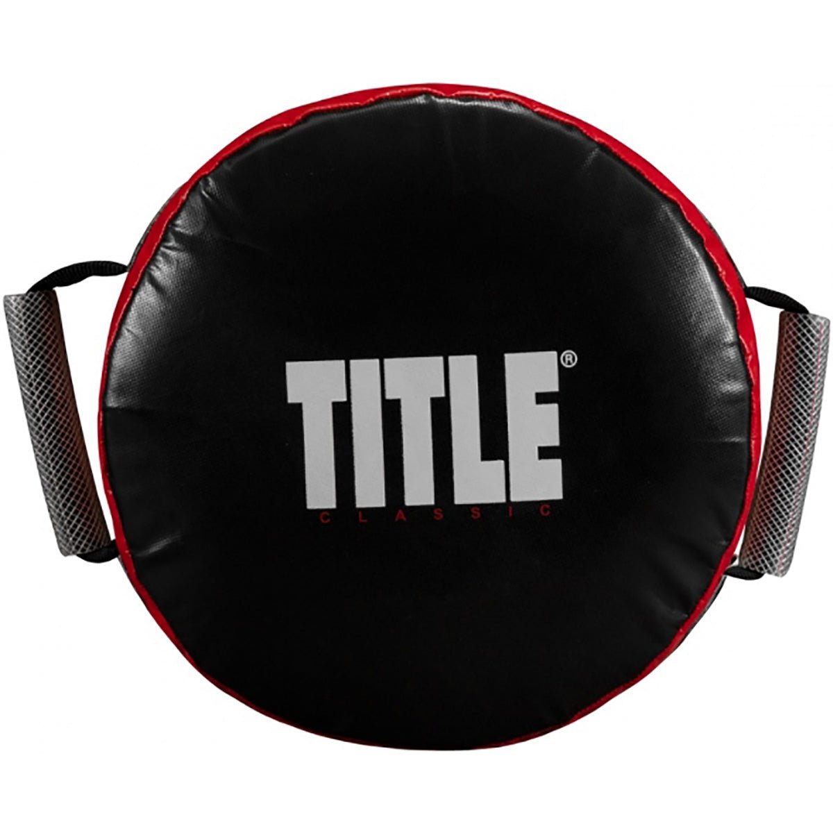 Title Boxing Classic Round Punch Shield V2 - Red/Black - Forza Sports