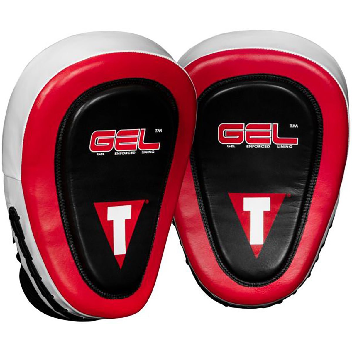 Title Boxing Gel Blockade Punch Mitts - Black/Red - Forza Sports