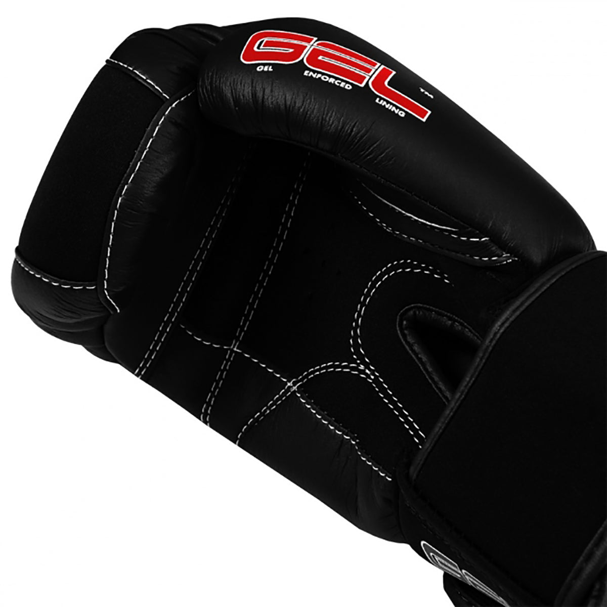 Title Boxing Gel Fitness Hook and Loop Washable Gloves 2.0 - Black/Black - Forza Sports