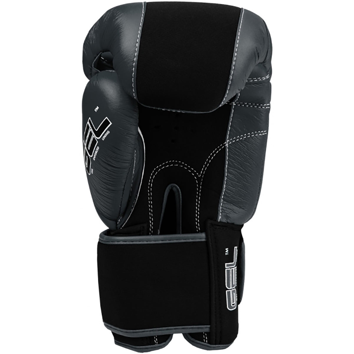 Title Boxing Gel Fitness Hook and Loop Washable Gloves 2.0 - Black/Dark Gray - Forza Sports