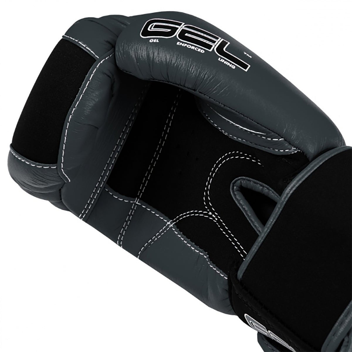 Title Boxing Gel Fitness Hook and Loop Washable Gloves 2.0 - Black/Dark Gray - Forza Sports