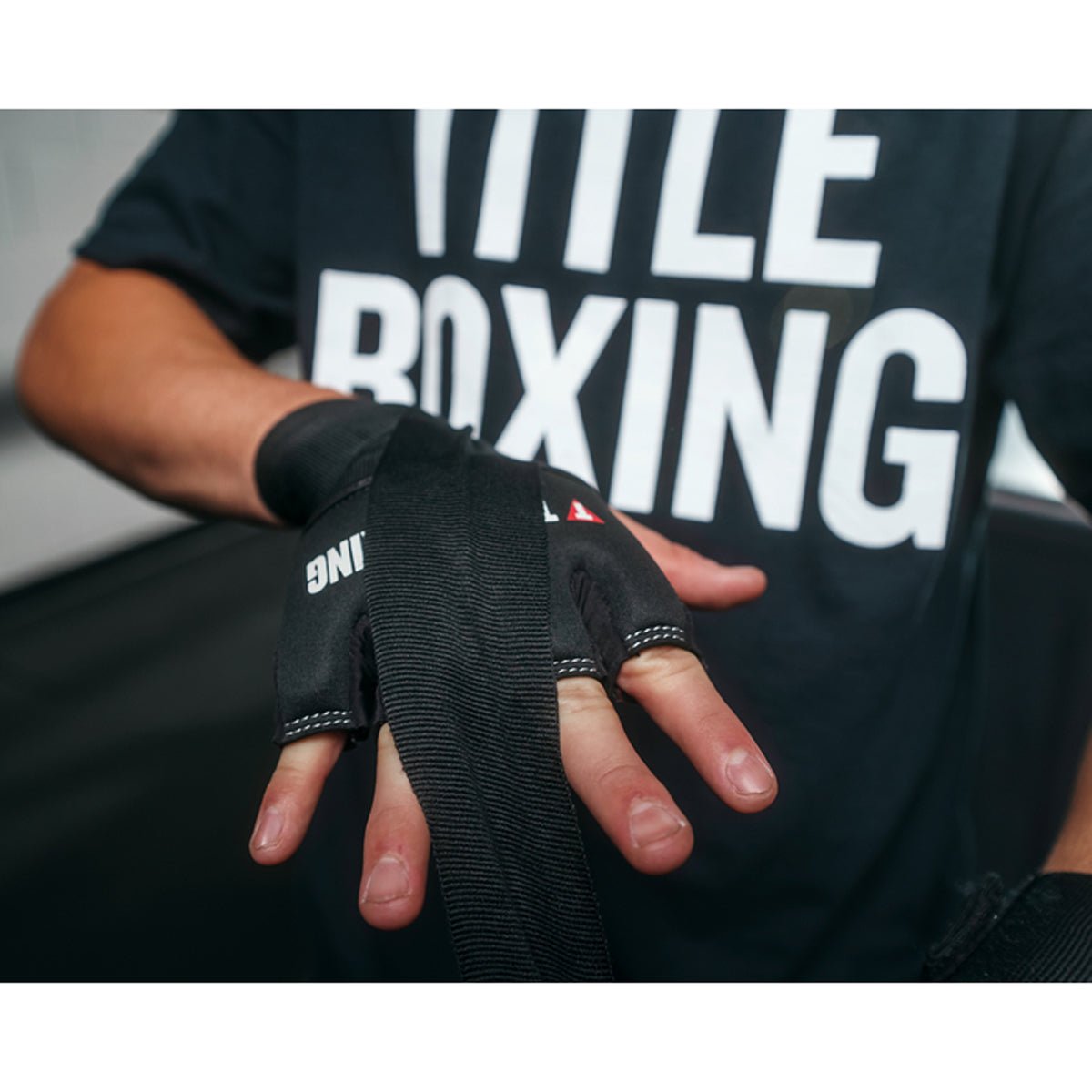 Title Boxing Gel Iron Fist Slip - On Custom Form Fit Knuckle Shields - Black - Forza Sports