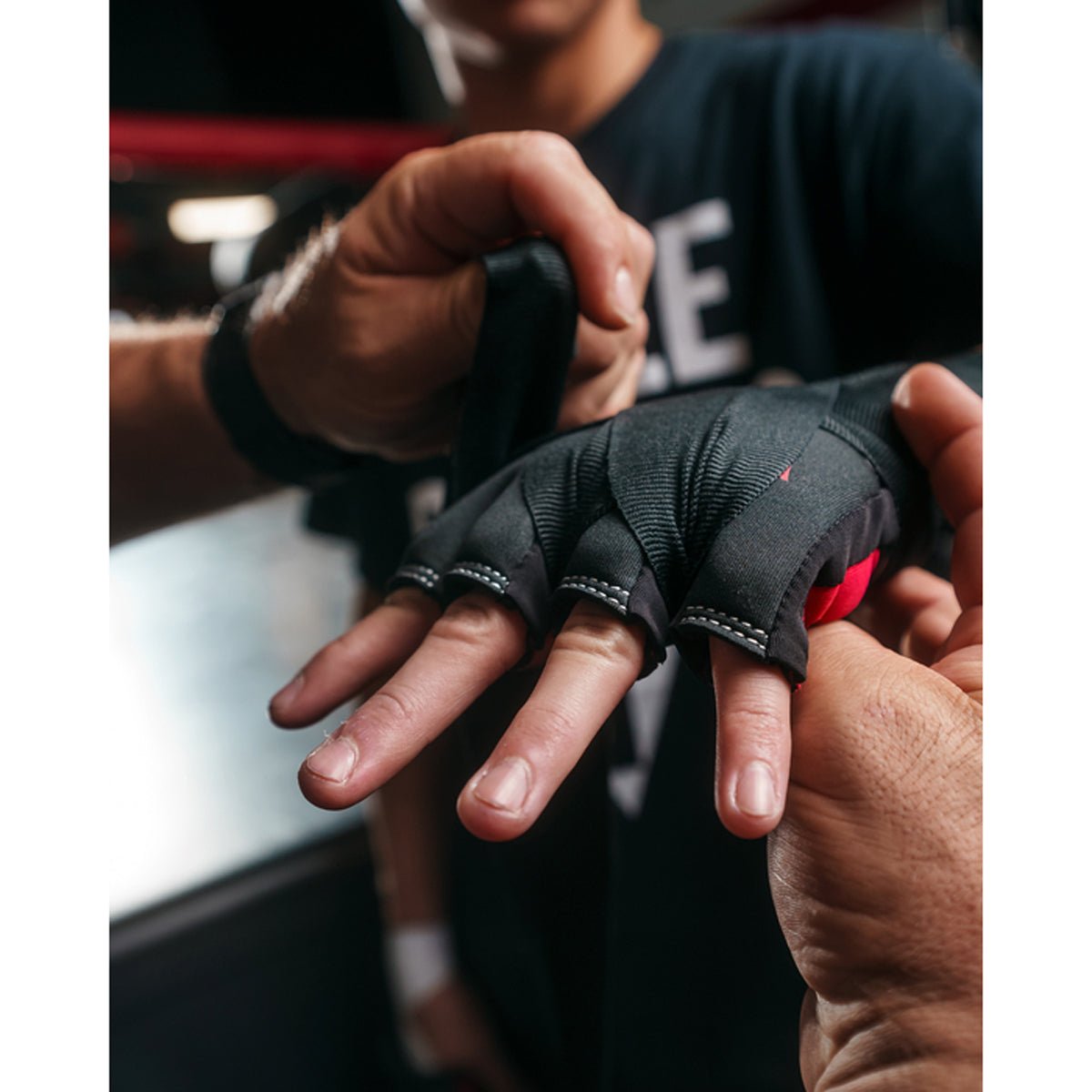 Title Boxing Gel Iron Fist Slip - On Custom Form Fit Knuckle Shields - Black - Forza Sports
