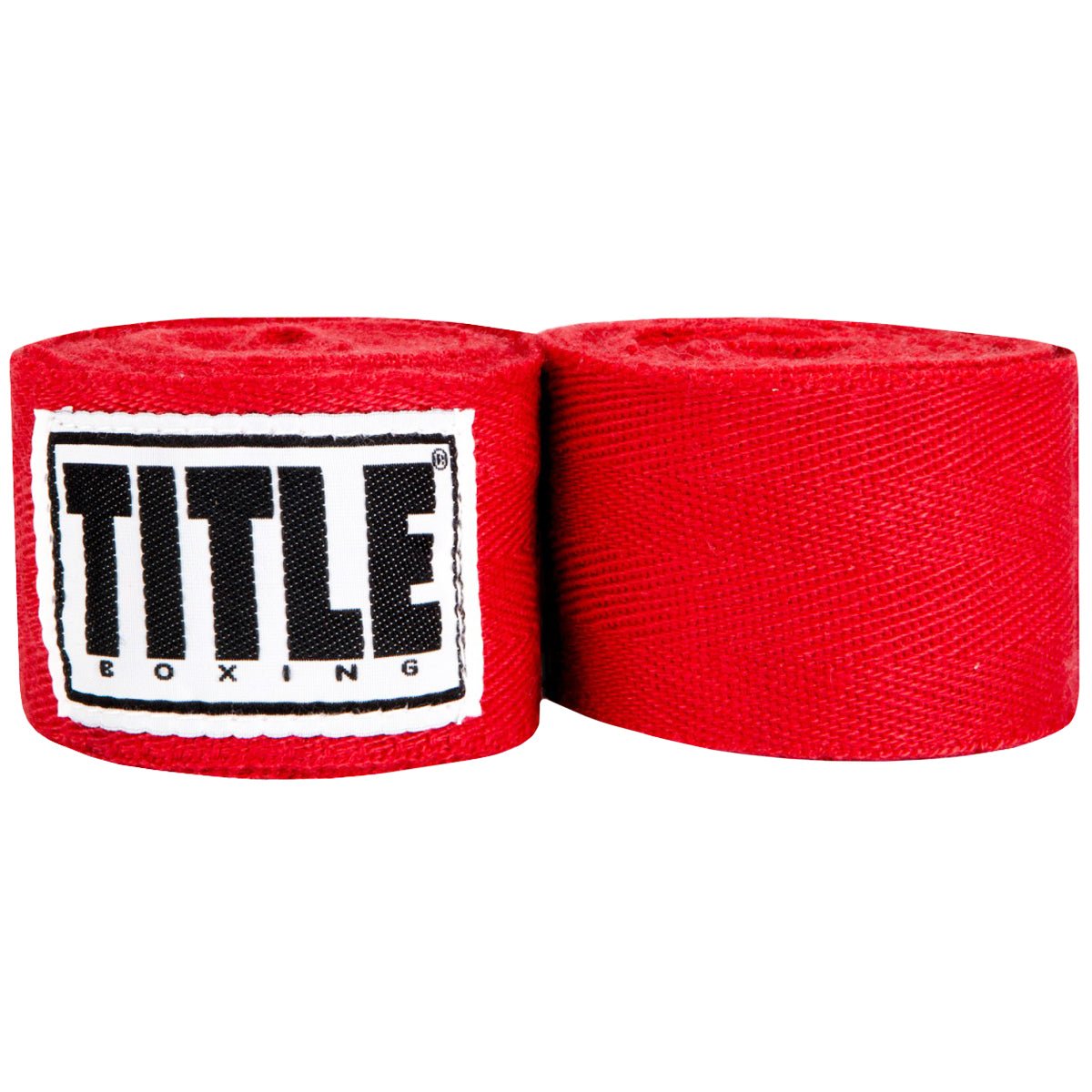 Title Boxing Traditional Weave Handwraps - Red - Forza Sports