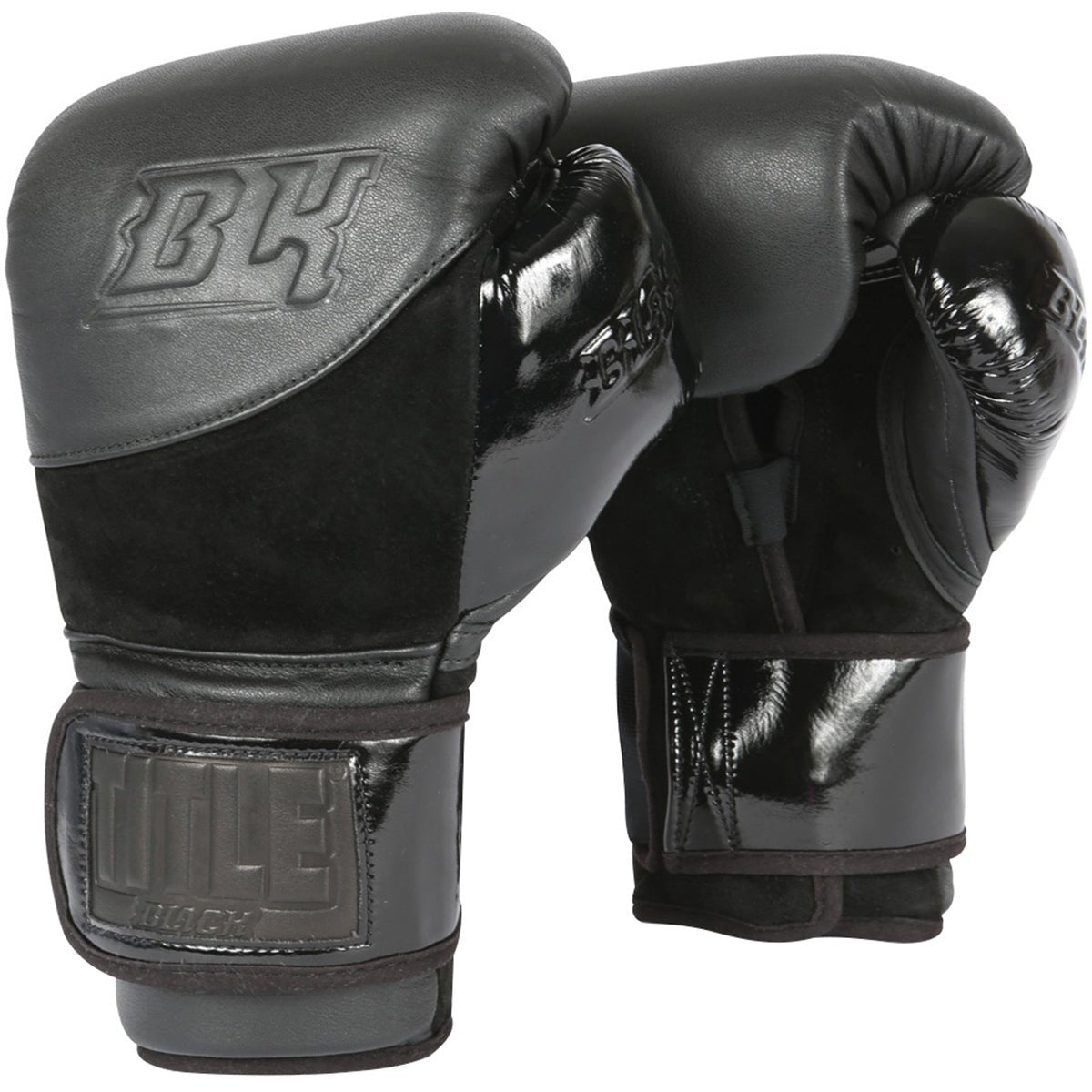 Title Black Blitz Boxing Bag Gloves - Forza Sports