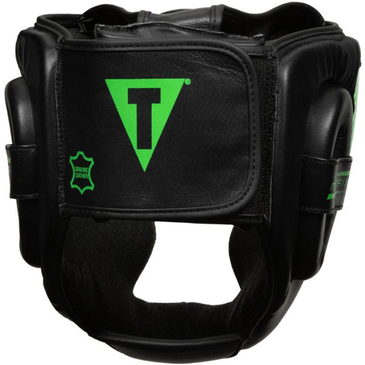Title Boxing Matrix Full Face Training Headgear - Black/Neon Green - Forza Sports