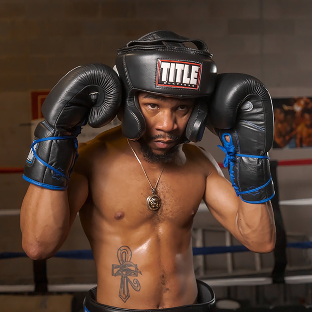Title Boxing Platinum Premier Training Headgear 2.0 - Black - Forza Sports