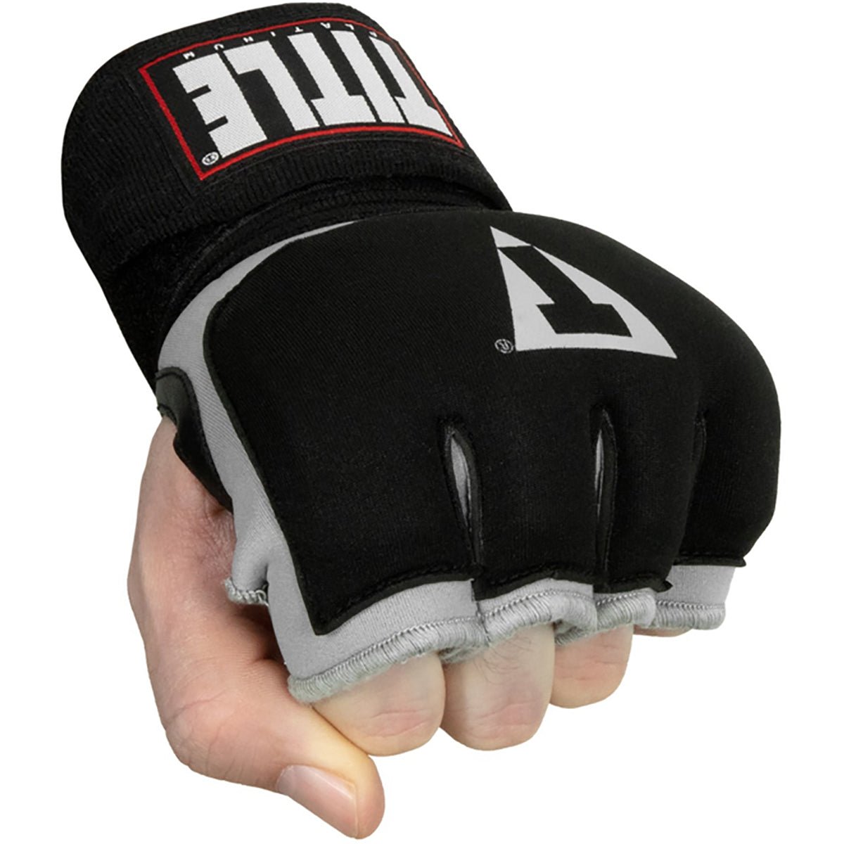 Title Boxing Platinum Prime Gel Fistwraps 2.0 - Black/Silver - Forza Sports