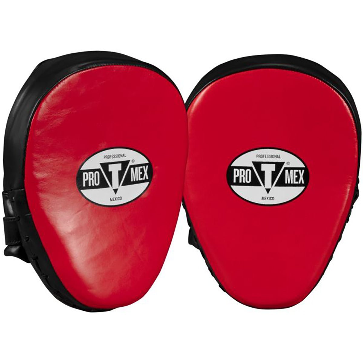 Title Boxing Pro Mex Pantera Curved Punch Mitts 3.0 - Black/Red - Forza Sports