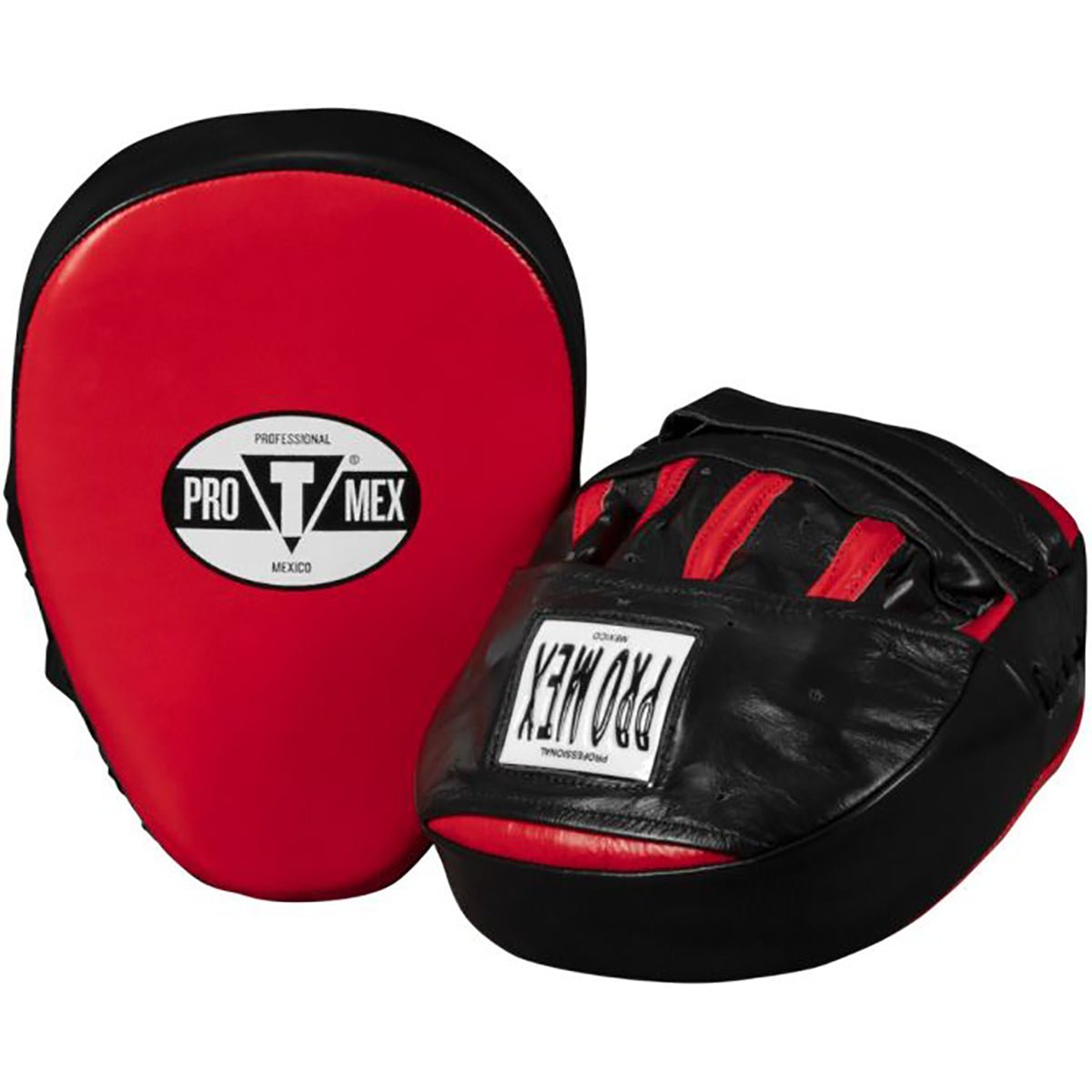 Title Boxing Pro Mex Pantera Curved Punch Mitts 3.0 - Black/Red - Forza Sports