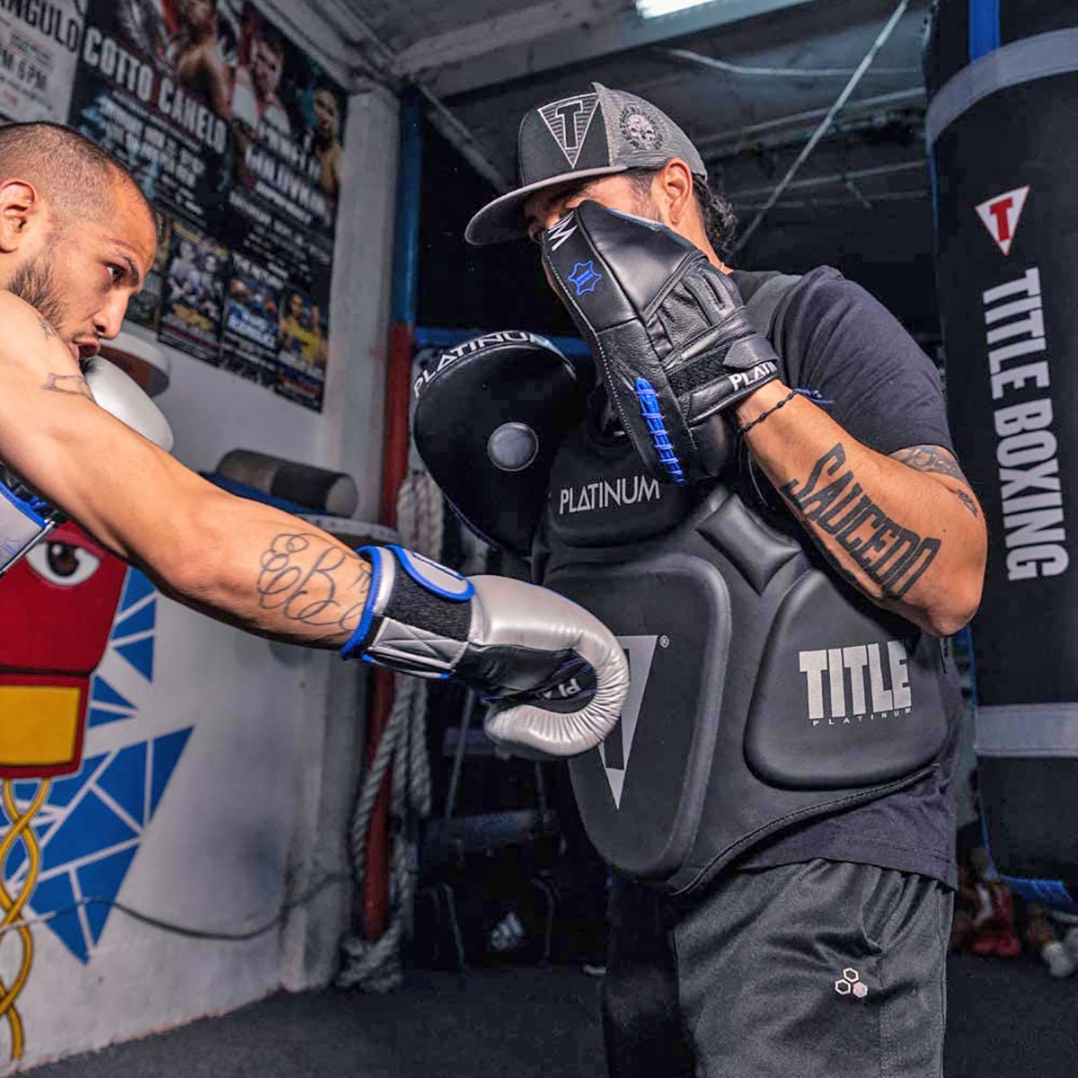Title Boxing Platinum Prolific Body Protector - Black/White - Forza Sports