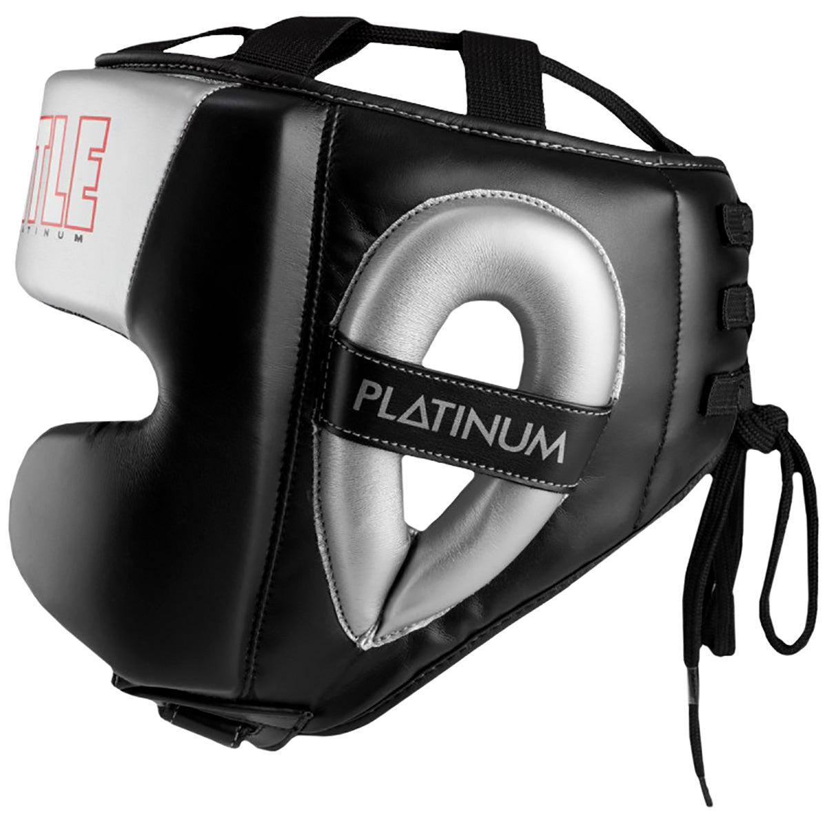 Title Boxing Platinum Proclaim Power Training Headgear - Black/Silver - Forza Sports