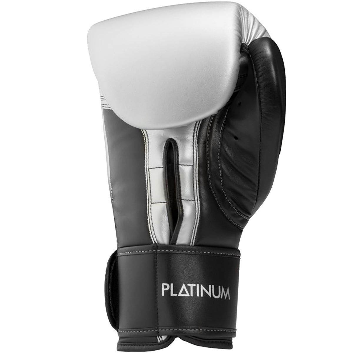 Title Boxing Platinum Proclaim Power Hook and Loop Bag Gloves - Black/Silver - Forza Sports