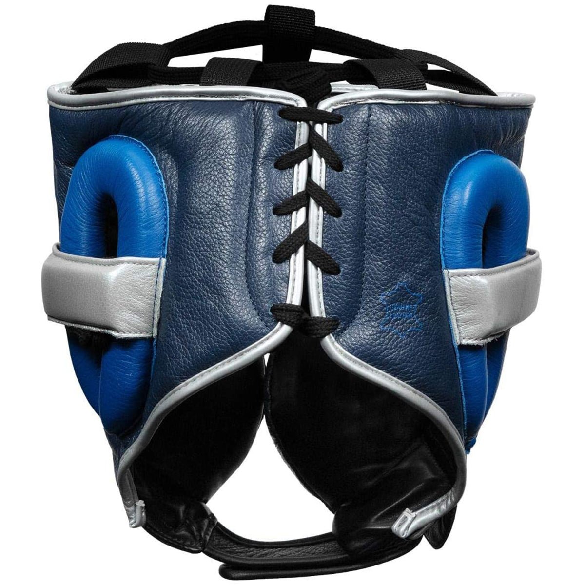 Title Boxing Royalty Leather Training Headgear - Royal/Navy