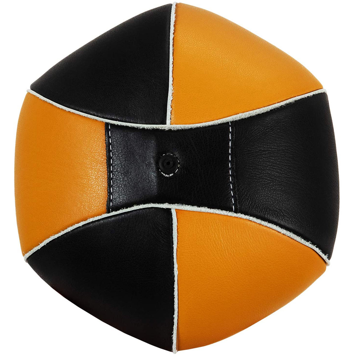 Hexagonal ball with black and orange sections on a white background - Forza Sports