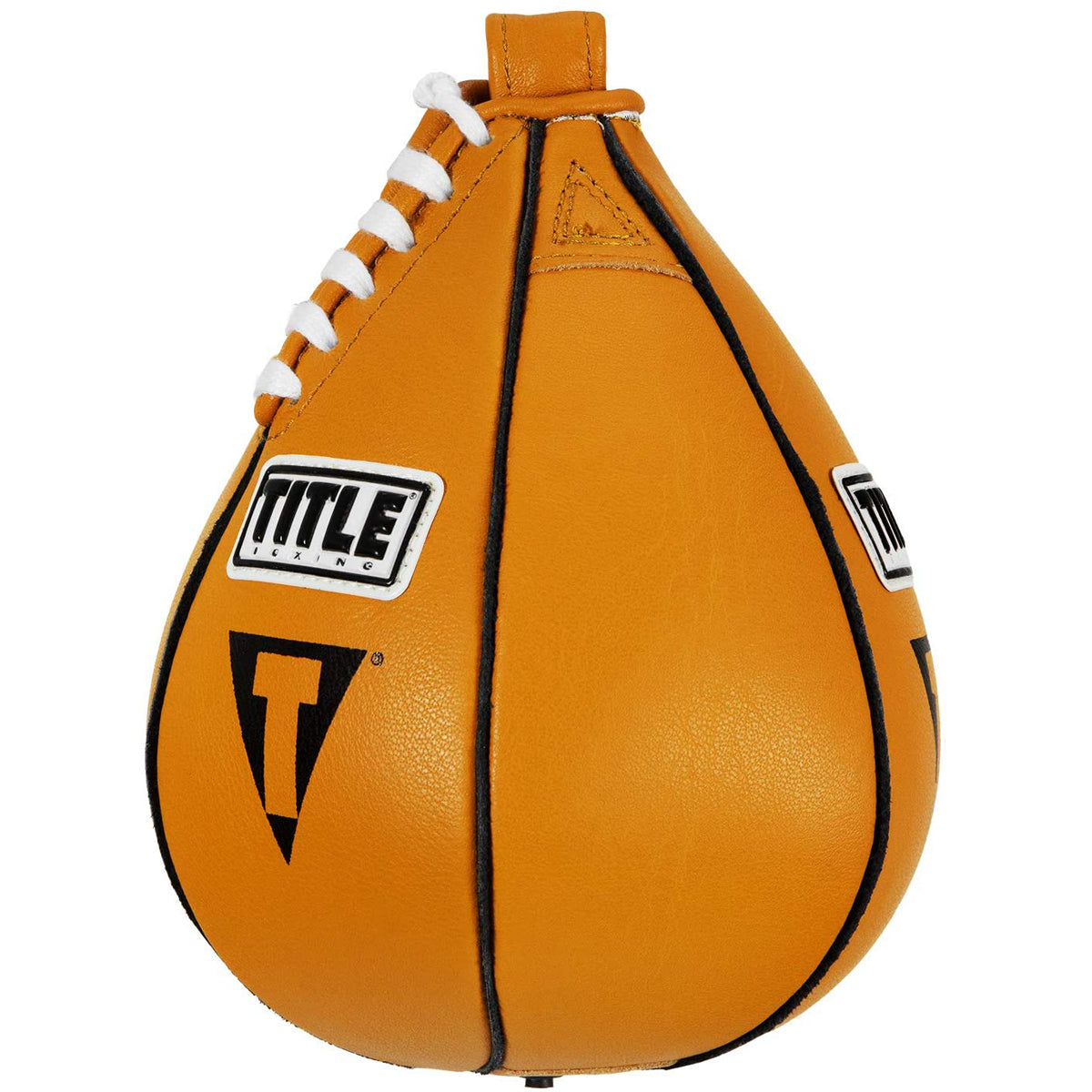 Orange speed bag with black and white accents on a white background - Forza Sports