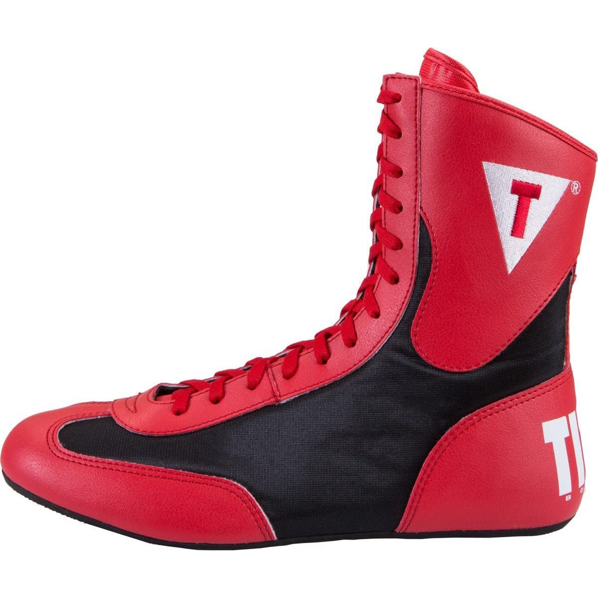Title Boxing Speed - Flex Encore Mid - Length Boxing Shoes - 11 - Red/Black - Forza Sports