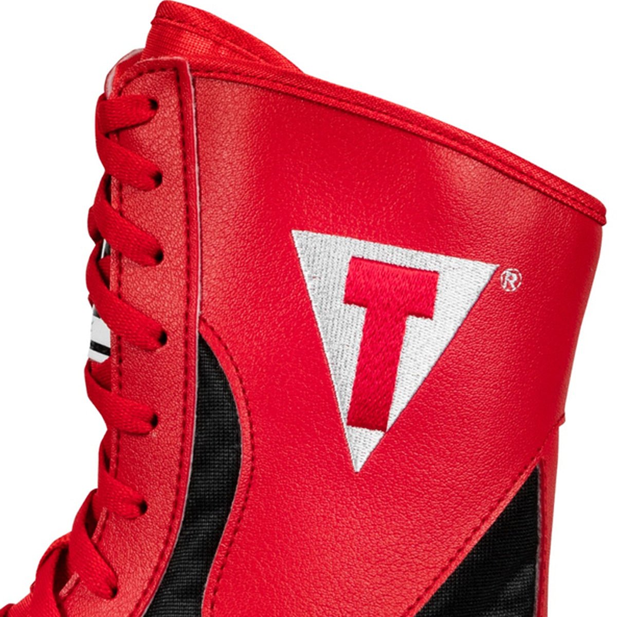 Title Boxing Speed - Flex Encore Mid - Length Boxing Shoes - 11 - Red/Black - Forza Sports