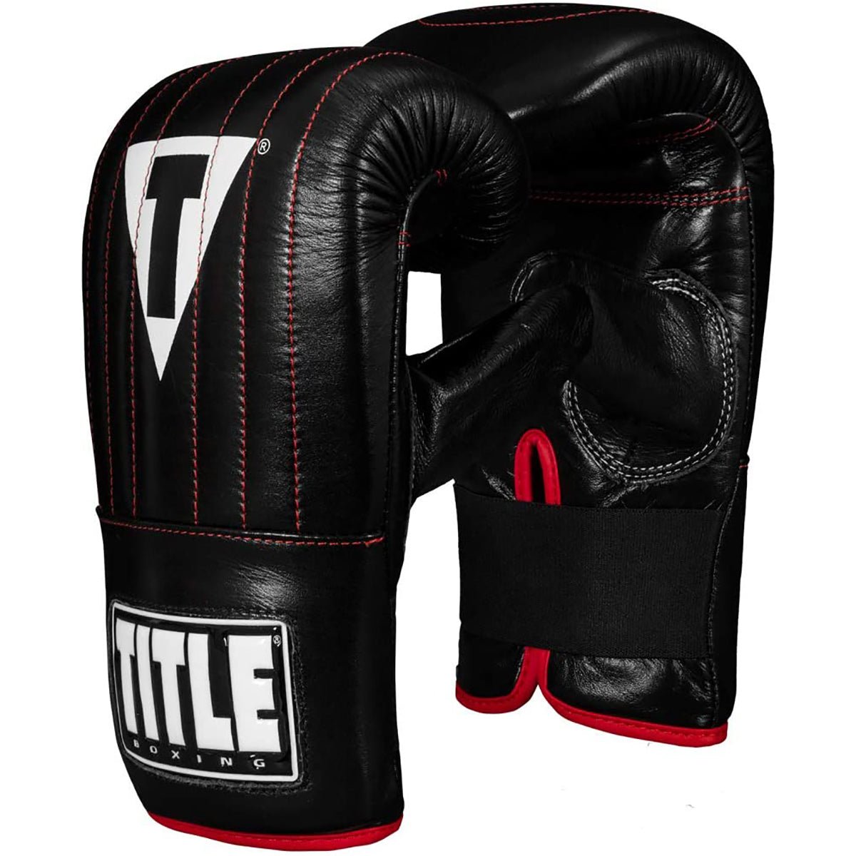Title Boxing Professional Old School Leather Bag Gloves 3.0 - Black - Forza Sports